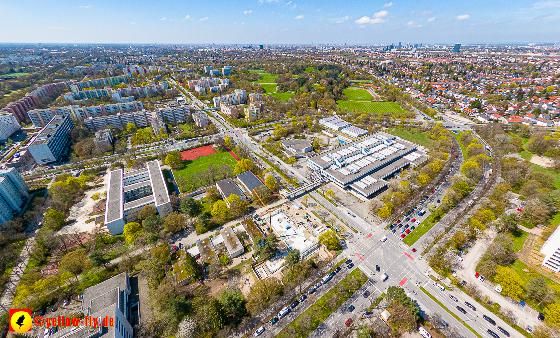 21.04.2023 - Baustelle Haus für Kinder in Neuperlach